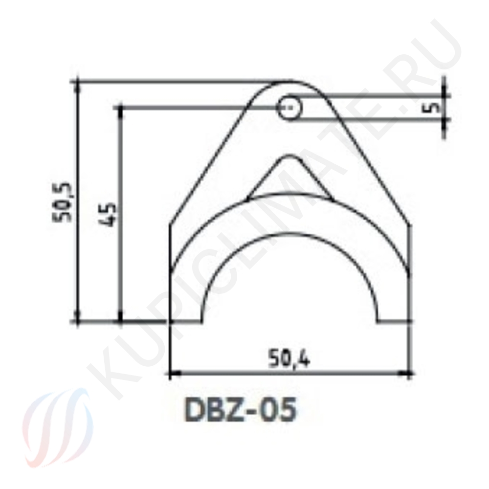  Комплект держателей DBZ-05 для термостата 