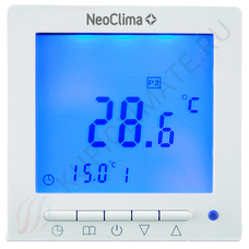 Терморегулятор NEOCLIMA NCTR-55E встраиваемый цифровой